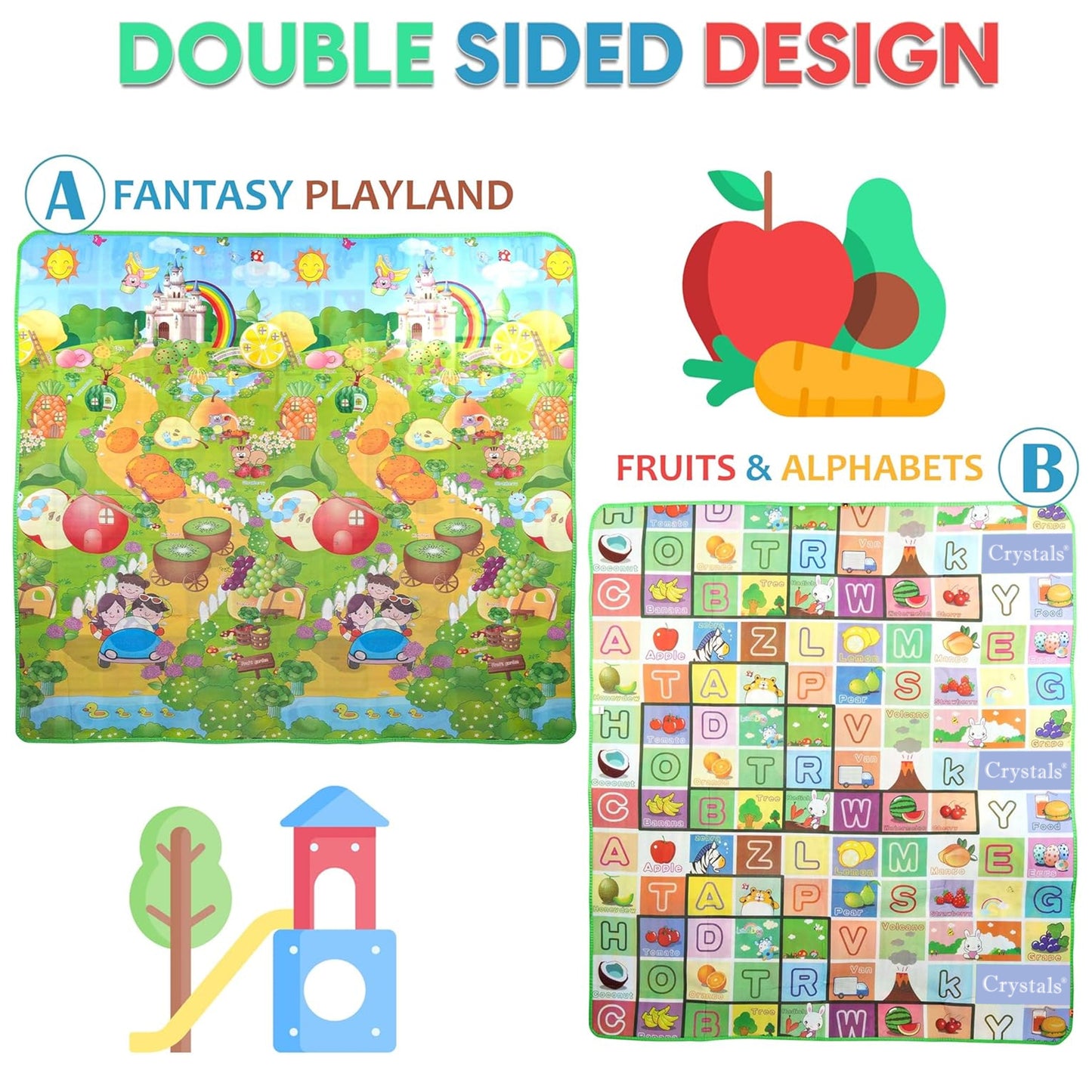 Kids Soft Foam Educational Game Play Mat