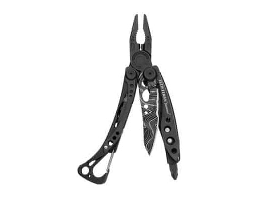 Leatherman Skeletool® Pocket Multi-Tool - Topographical (Black)