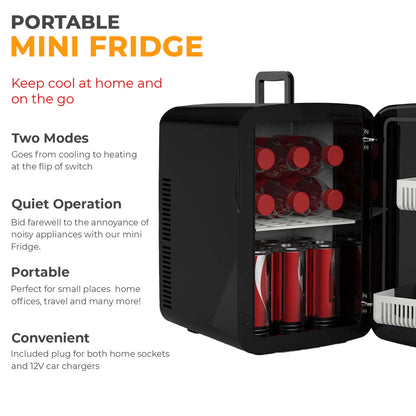 15L Compact Refrigerator Mini Electric Fridge