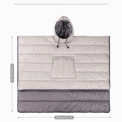 Naturehike Outdoor Camping Cloak Style Cotton Sleeping Bag (Various colours)