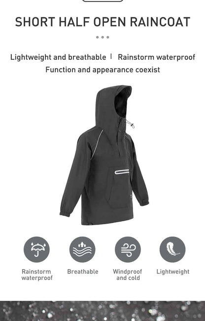 Naturehike Short hooded Lightweight Raincoat