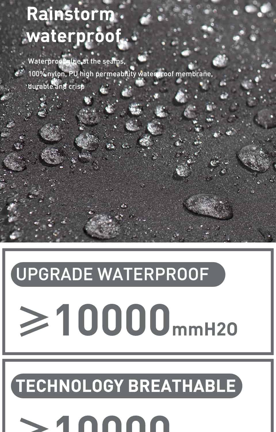 Naturehike Short hooded Lightweight Raincoat