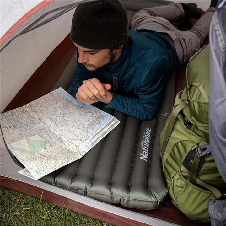 Naturehike Thick TPU Inflatable Sleeping Mat With Pillow (Wide)