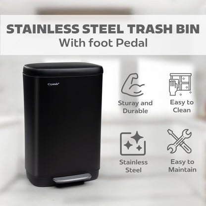 30L Pedal Bin with Soft Close Lid