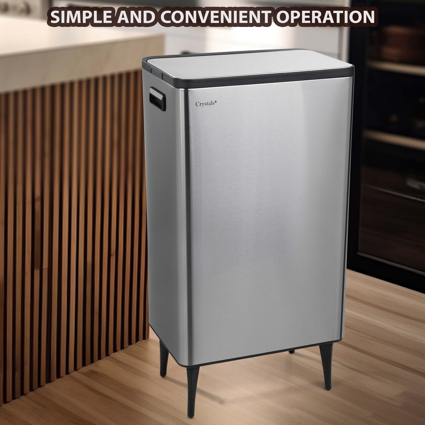 60L Dual Compartment Kitchen Bin