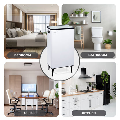 60L Dual Compartment Kitchen Bin