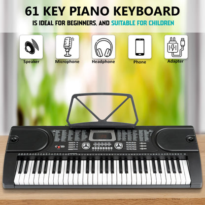 61 Keys Electronic Digital Music Piano Keyboard