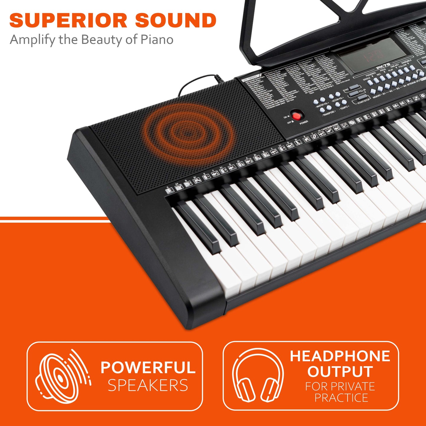 61 Keys Teaching Type Electronic Keyboard