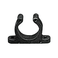 Plastic Support Clip Ø20 mm Screw-Mounted Black | 4Boats