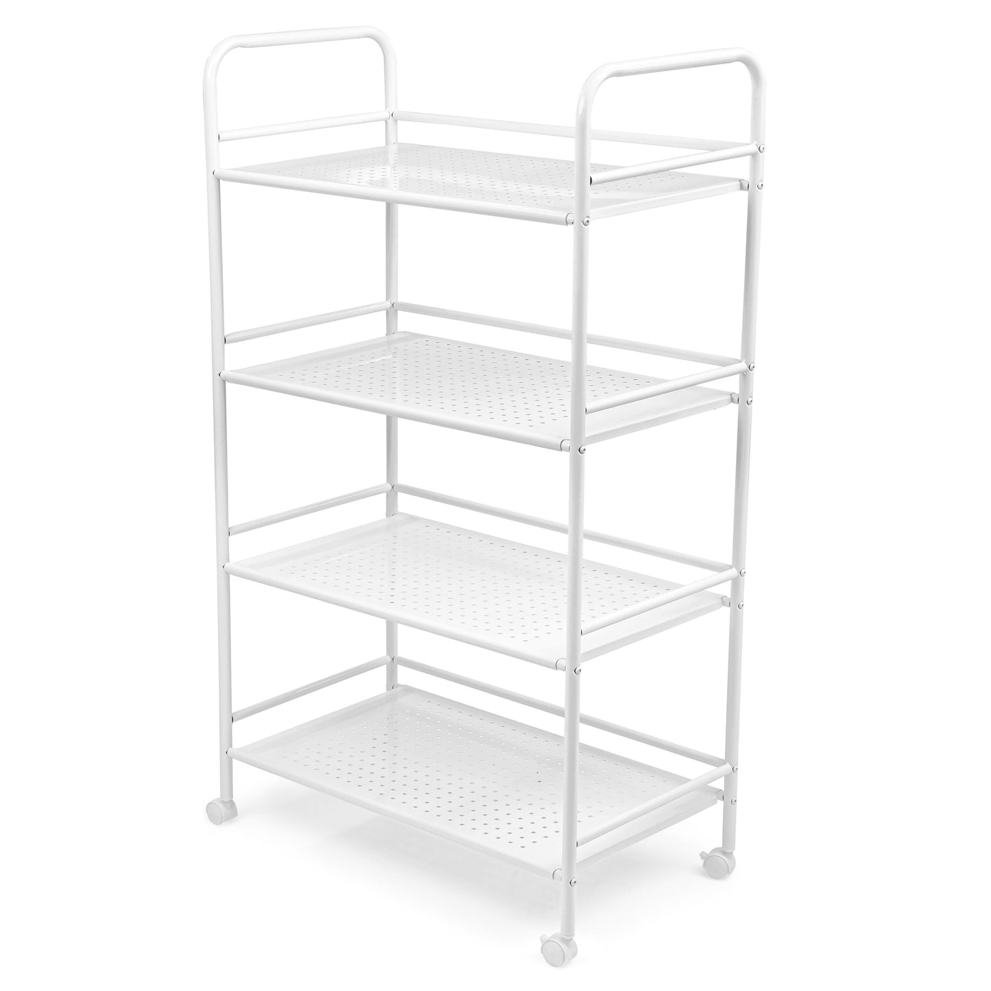4 Tier Slim Kitchen Food Storage Trolley