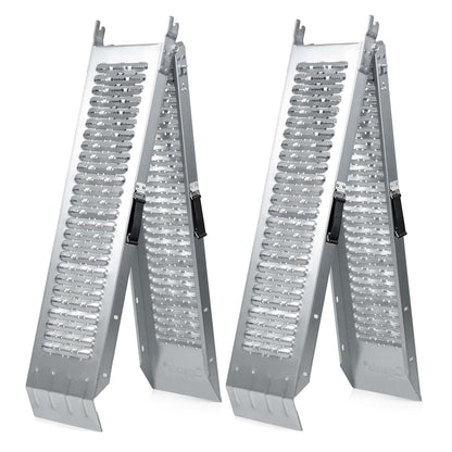 2-Pcs Steel Foldable Loading Ramp