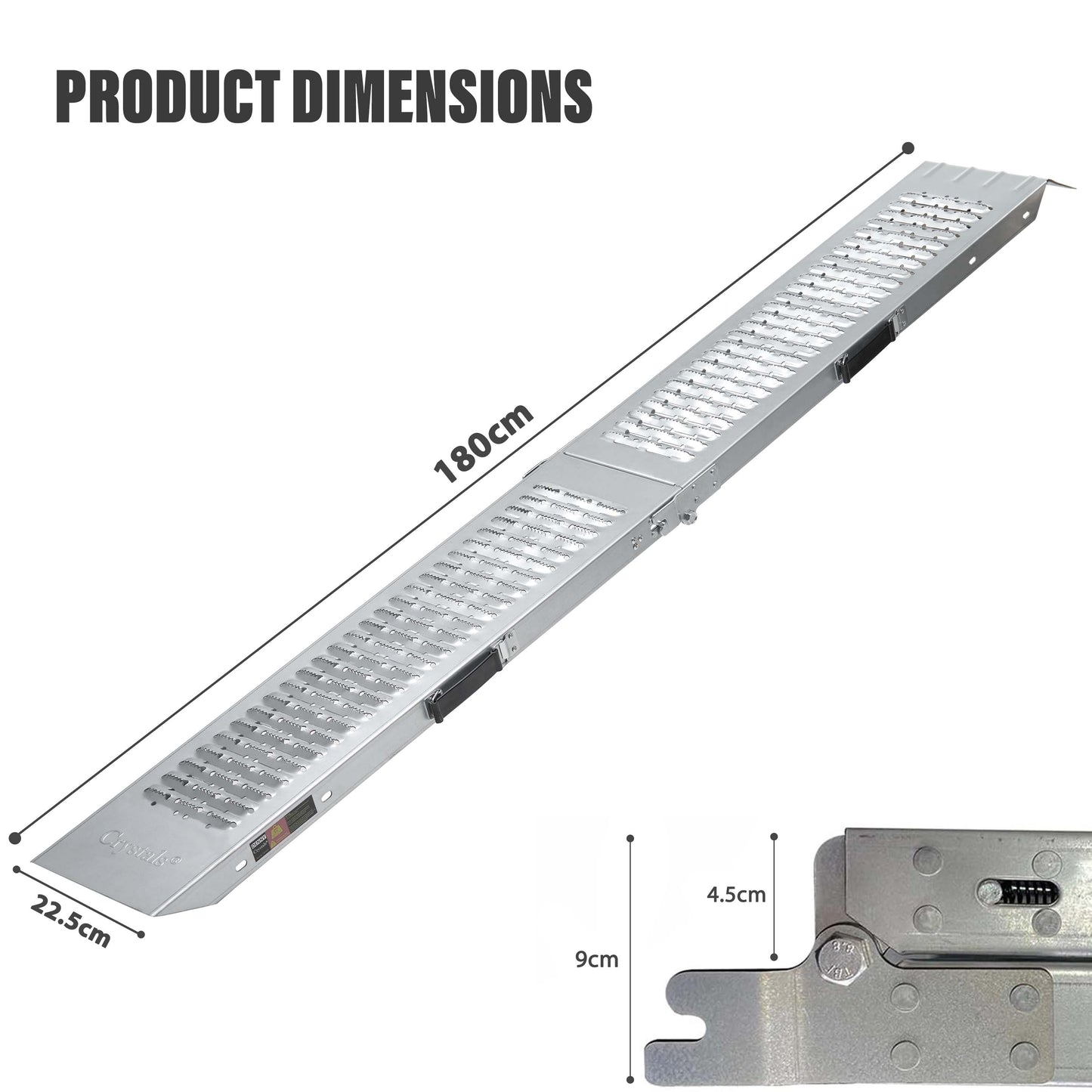 Heavy Duty Folding Loading Ramp 200kg