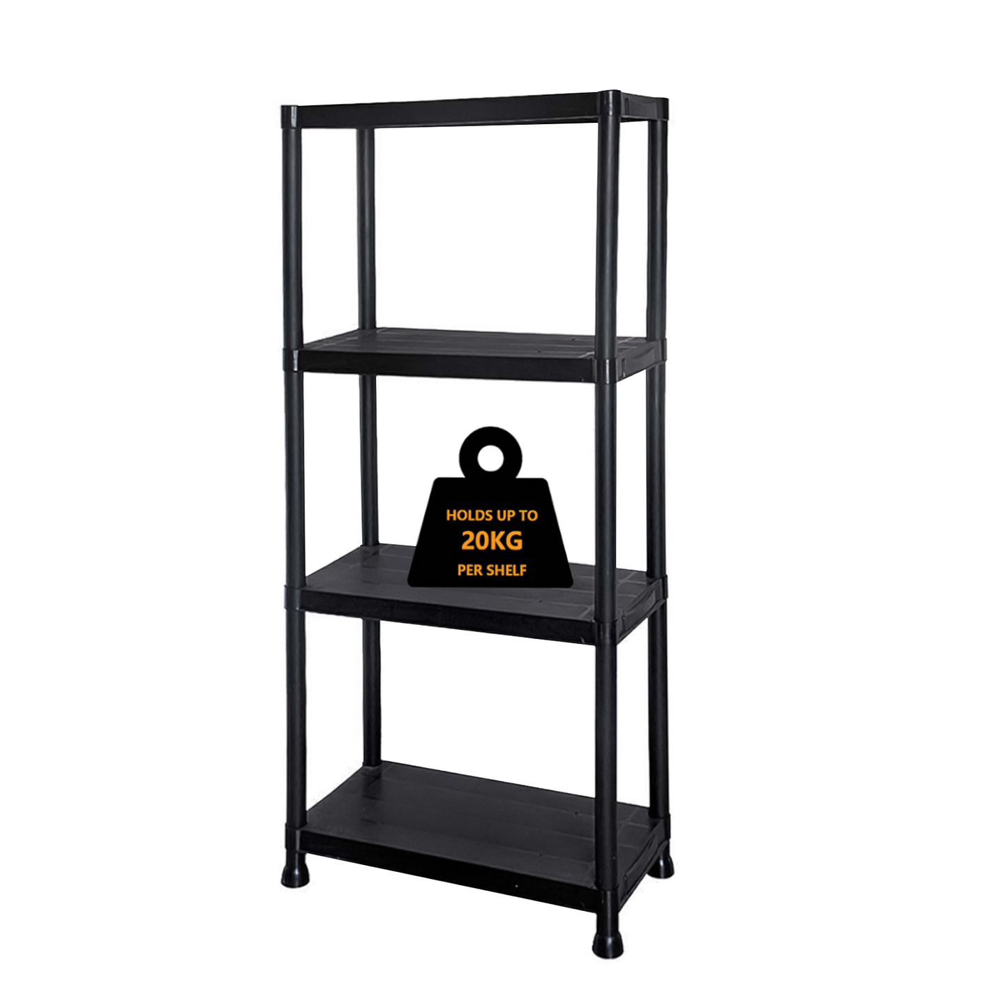 3/4/5 Tier Plastic Racking Shelving Storage Unit