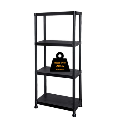 3/4/5 Tier Plastic Racking Shelving Storage Unit