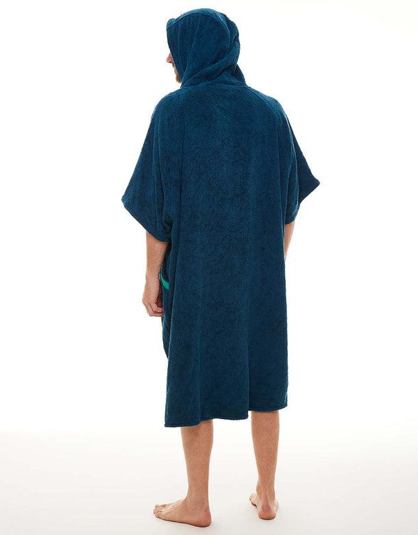Red Luxury Towelling Changing Robe Navy (Various Sizes)