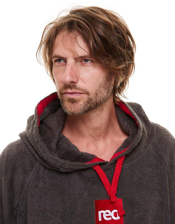 Red Original  Quick Dry Microfibre Changing Robe - Grey