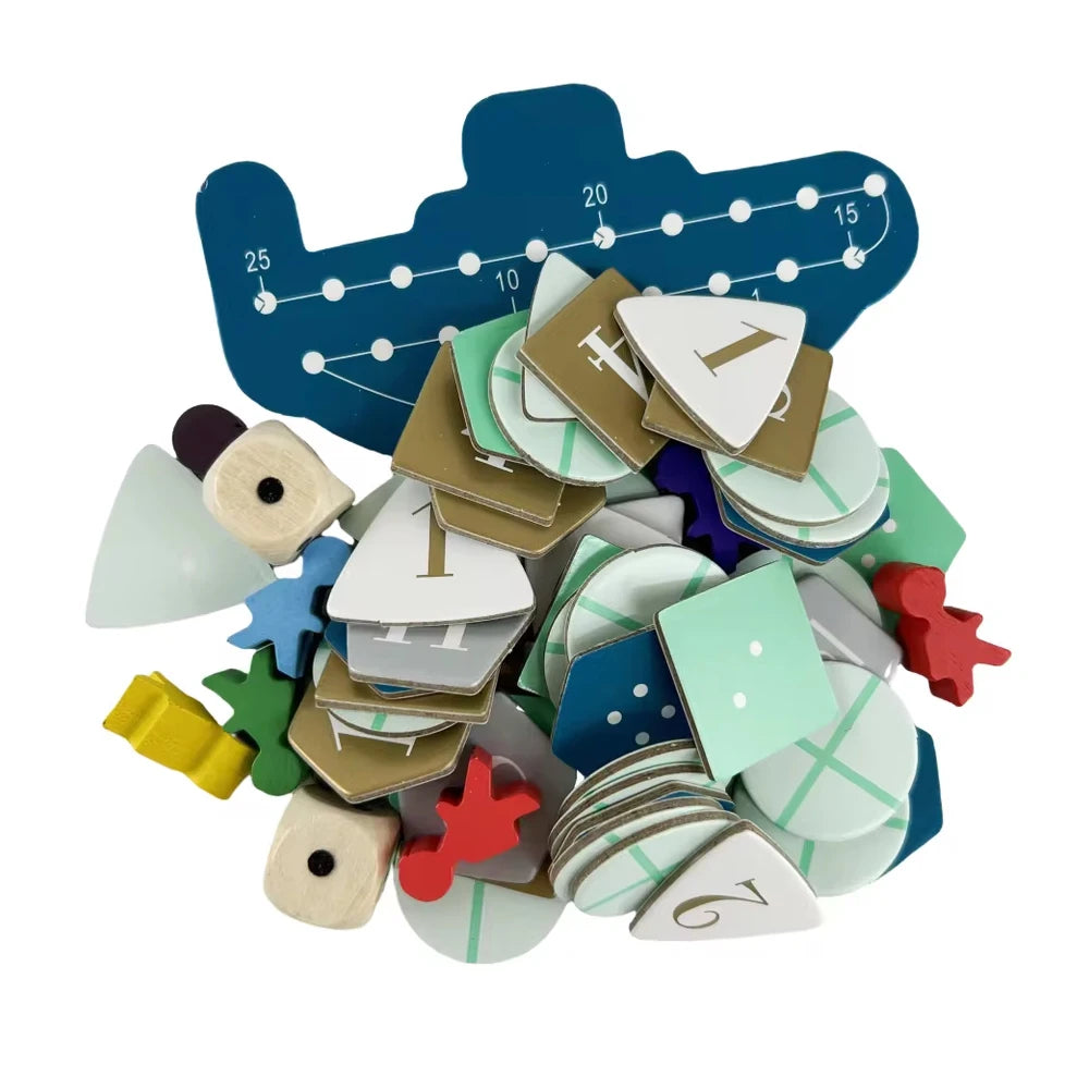 Deep Sea Adventure" Family Gathering Game Card,Fun Card Game,Party Board Games