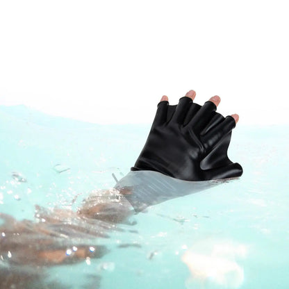 Adjustable Silicone Swimming Hand Fins Water Fitness Gloves Durable Unisex Dive Protection Gear Pool Surfing Accessories Diving