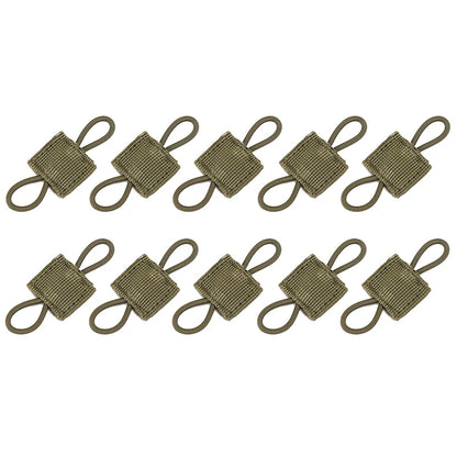 MOLLE Elastic Strap Bag Binding Buckles Outdoor Camping Multitool Retainer For Antenna Stick Pipe Camping Gear