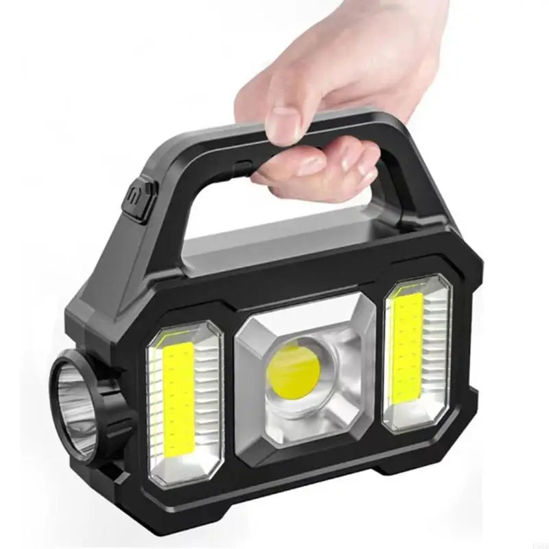 Emergencies Work Light Camping Light USB and Solar Charging Beam Flashlight D5QD