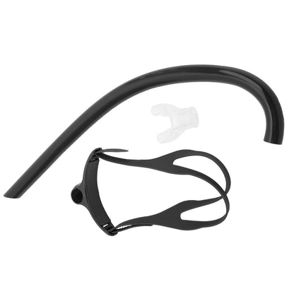 Breath Snorkel Swim Snorkel Swim Training Gear Swimming Front Mounted Snorkel with Silicone Mouthpiece Swim Training Breath Gear