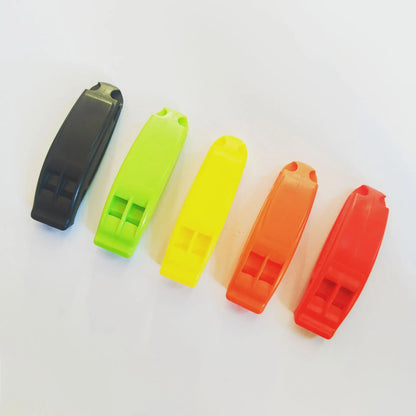 Outdoor Dual Audio Emergency Survival Whistle High Pitched Emergency Whistle for Camping Hiking Climbing EDC Sports Refere