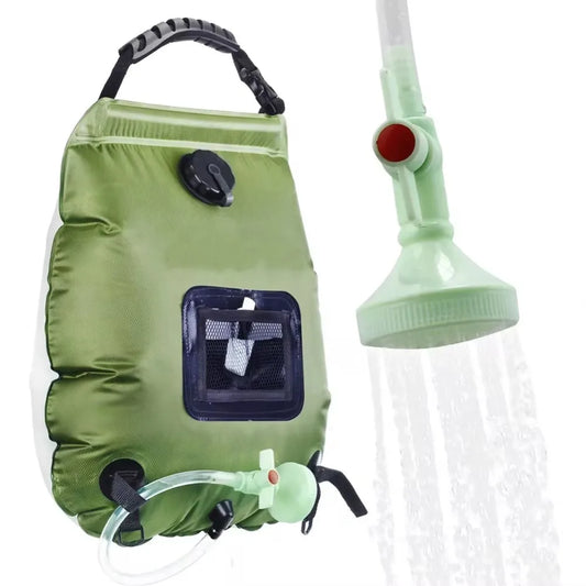 Outdoor New 20L Solar Energy Heat Camp Shower Bag Camping Shower Portable Shower Bag