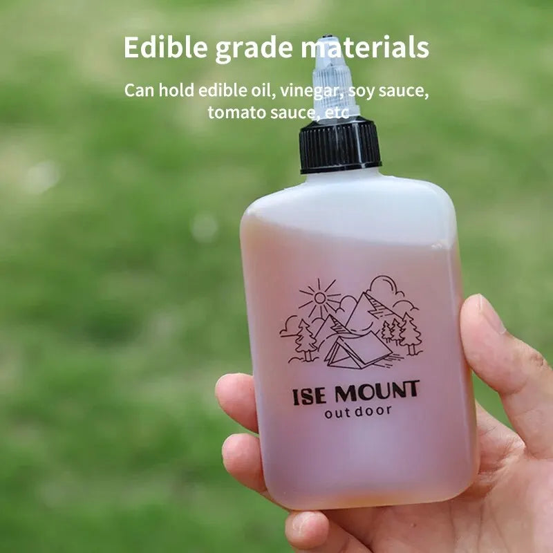 Outdoor Oil Bottle Portable Packaging Small Oil Pot Vinegar Bottle Soy Sauce Bottle Camping Leak-proof Sealed Seasoning Bottle
