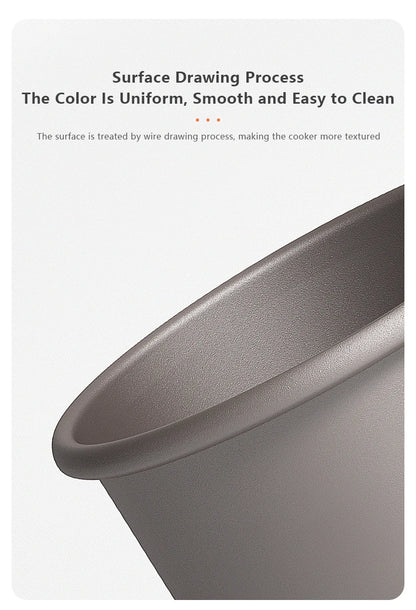 BISINNA Outdoor Aluminum Alloy Camping Cookware Utensils Water Kettle Pan Pot Cooking Set for Travelling Hiking Picnic BBQ