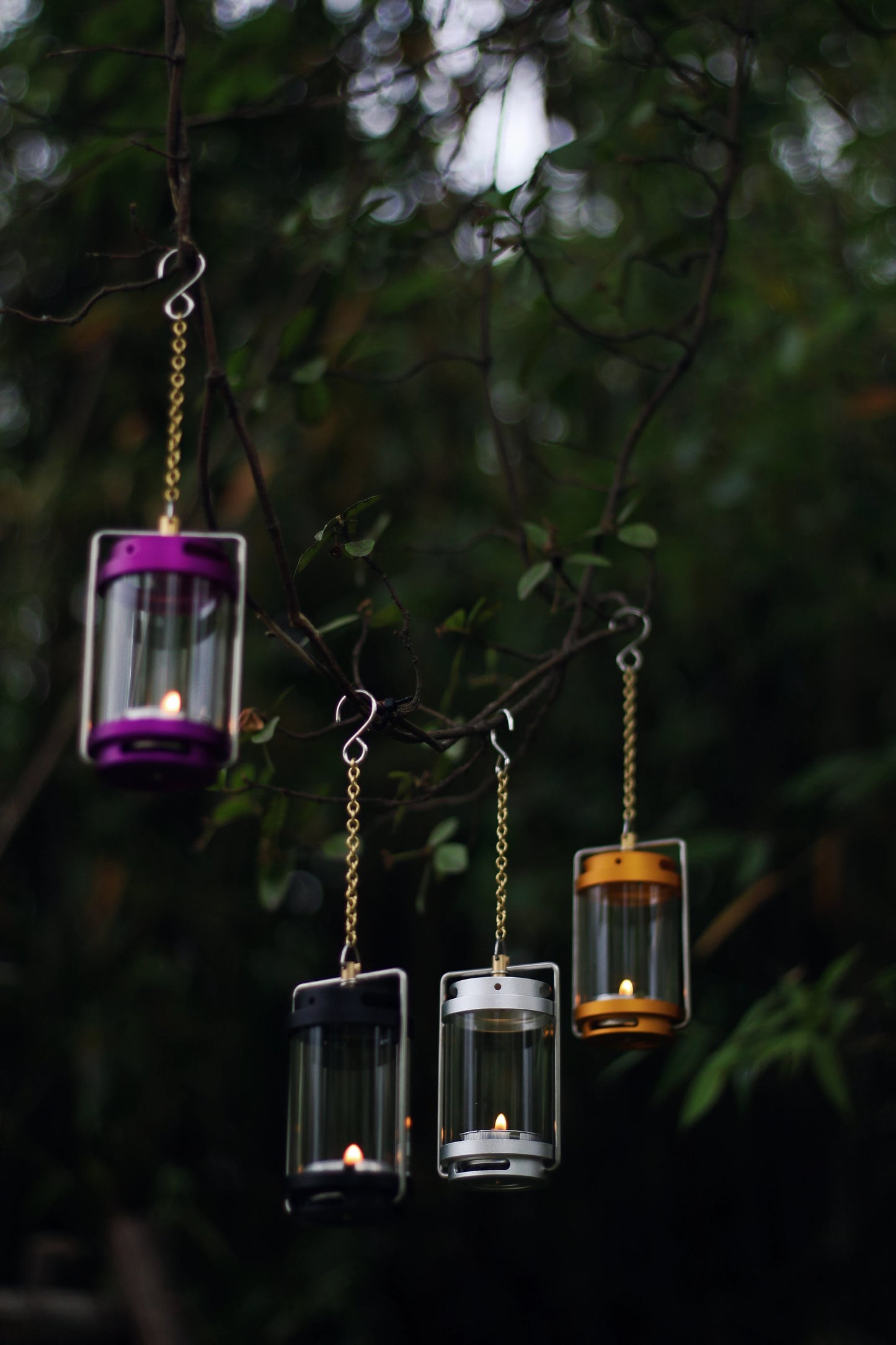 MOUNTAINHIKER GOPEAK Outdoor Candle Light Set Picnic Camping Retro Decorate Ambience Light Creative Desktop Bedside Candle Light