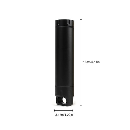 Outdoor Portable Waterproof Capsule Seal Bottle Aluminum Alloy Outdoor Survival Pill Box Multifunctional Container