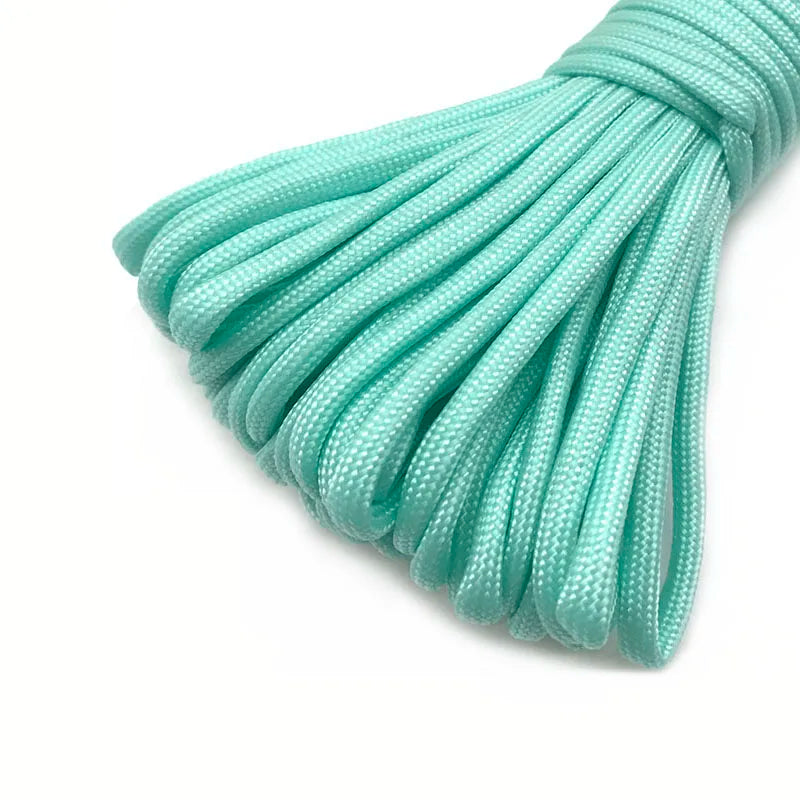 4 Size Dia.4mm 7 Stand Cores Paracord 550 For Survival Parachute Cord Lanyard  Climbing Camping Rope Hiking Clothesline Bracelet