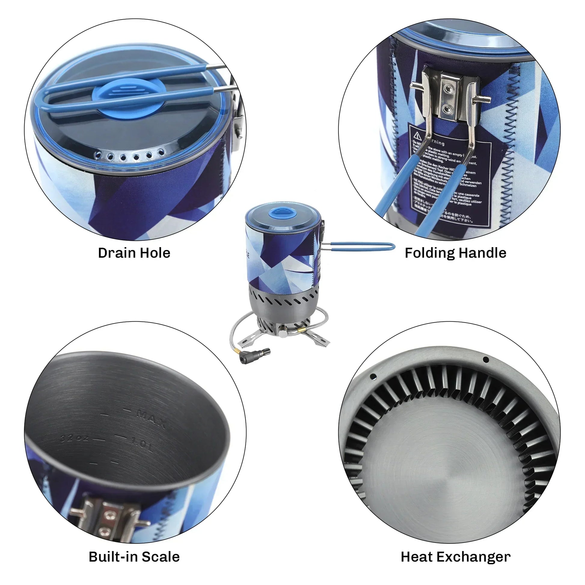 Radiant Stove System Compact Windproof Heat-3