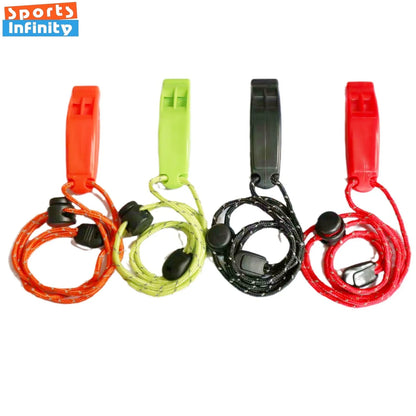 Outdoor Dual Audio Emergency Survival Whistle High Pitched Emergency Whistle for Camping Hiking Climbing EDC Sports Refere