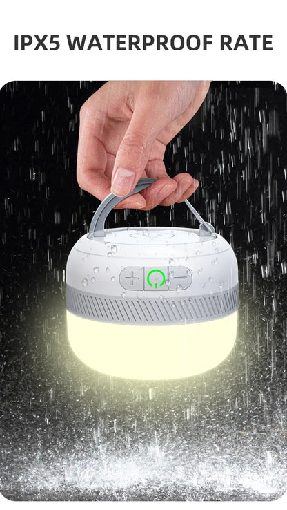 LV10 Outdoor LED Camping Flashlight 230 Hours Rechargeable Camping Lantern with Magnet Lighting Fixture Portable Emergency Light