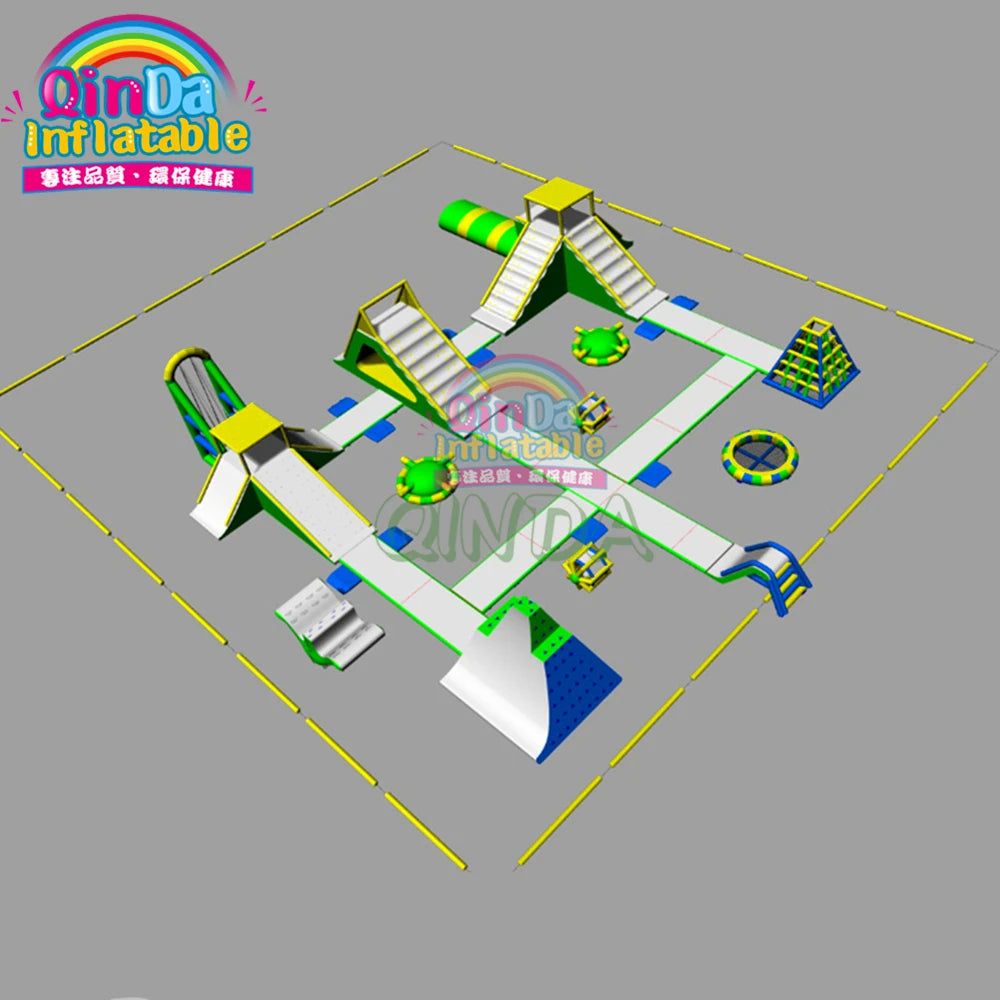 Water Obstacle Course Water Games For Adults Inflatable Water Park Equipment