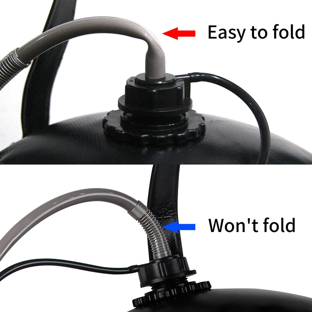 Portable Camping Shower with 20L Solar Heating Bag Rechargeable Electric Shower Pump Kit For Dogs Car Human Outdoor Washing