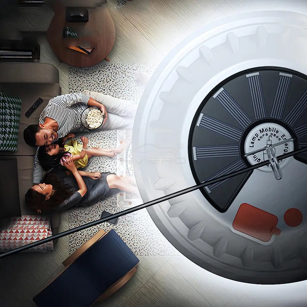 Outdoor Solar LED Portable Lantern Remote Control Lamps Charge Waterproof For Emergency Home Night Market Hang Lights Camping