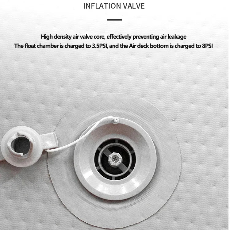 2.6M Fishing Luya Floating Platform Boat With Air Deck Set Thickness Air Chamber Inflatable Movable Floating Row With Motor Set