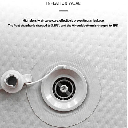 2.6M Fishing Luya Floating Platform Boat With Air Deck Set Thickness Air Chamber Inflatable Movable Floating Row With Motor Set