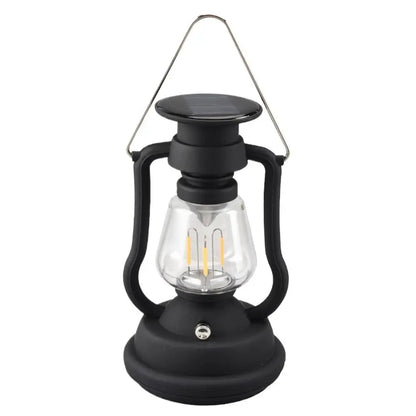 USB Rechargeable Camping Light Portable Hand Crank Generator Camping Tent Light Outdoor Solar Charging Waterproof LED Flashlight