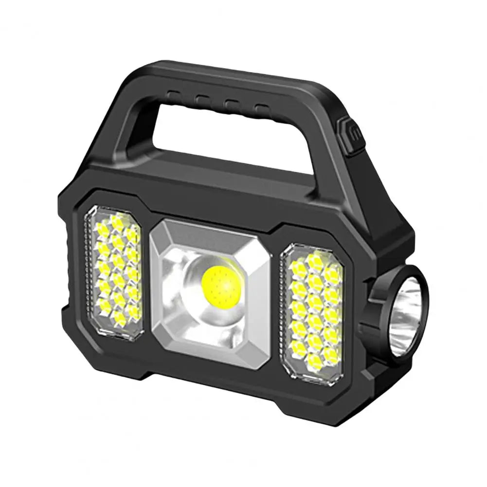 250LM Solar Power Camping Flashlight Waterproof 6 Gears Torch Light Lantern Side USB Hiking Super Bright LED/COB Outdoor Lamp