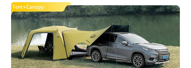 BISINNA 6-8 Persons One-touch Dome Tent Vinyl Coated Canopy Waterpoof Sunshade Shelter for Family Camping Travel Outdoors