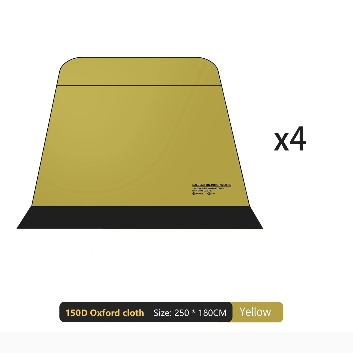 BISINNA 6-8 Persons One-touch Dome Tent Vinyl Coated Canopy Waterpoof Sunshade Shelter for Family Camping Travel Outdoors