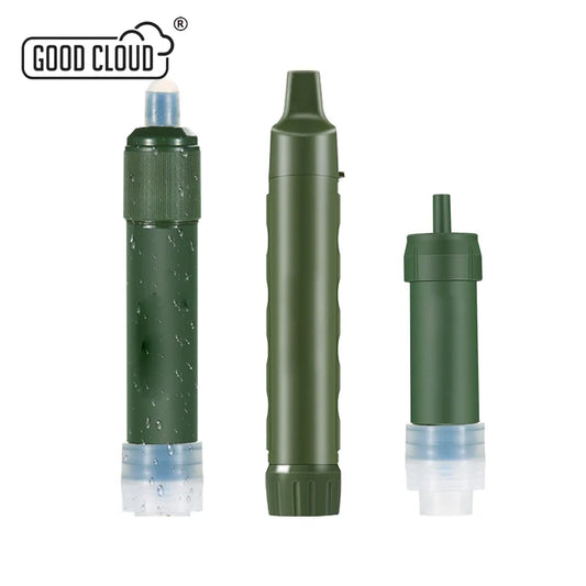 Hiking Water Purifier Camping Purification Portable Outdoor Mini Water Filter Straw for Survival or Emergency Supplies