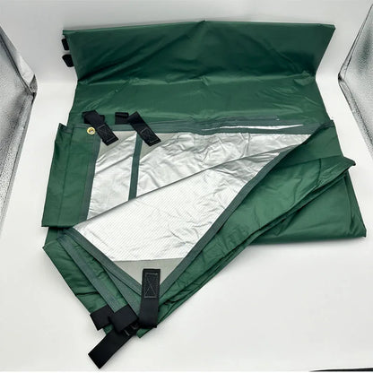 19 Hang Points Tent Tarp Survival Sun Shelter Shade Canopy Outdoor Backpacking Waterproof Camping Awning SunShade4 x4m 4x3m 3x3m