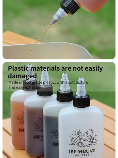Outdoor Oil Bottle Portable Packaging Small Oil Pot Vinegar Bottle Soy Sauce Bottle Camping Leak-proof Sealed Seasoning Bottle