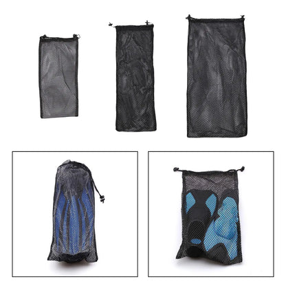 Scuba Diving Fins Bag Storage Mesh Gear Carry Bag Swimming Flippers Carrier for Water Sports Surfing Swimming Gear Travel Beach