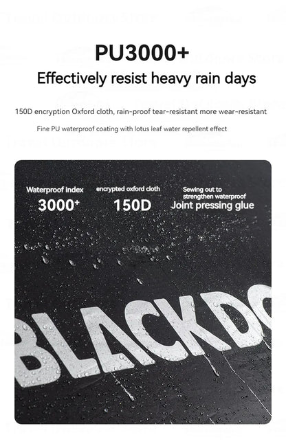 Naturehike Blackdog One-touch Tent Outdoor Automatic Tent Camping Dome Hexagonal Black Coated Quick Open Waterproof Shelter 150D