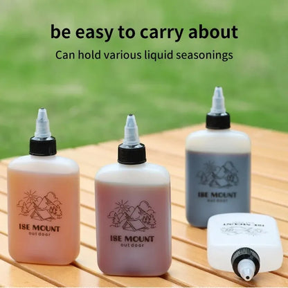 Outdoor Oil Bottle Portable Packaging Small Oil Pot Vinegar Bottle Soy Sauce Bottle Camping Leak-proof Sealed Seasoning Bottle
